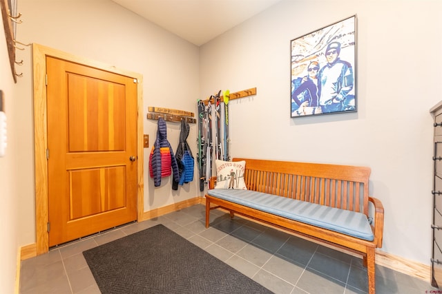 138 Silver Sage Dr, Crested Butte, CO 81224 - mudroom featuring tile patterned floors and baseboards
