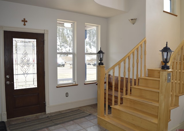 1125 Cement St, Silverton, CO 81433 - foyer with stairs