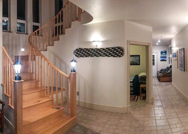 1125 Cement St, Silverton, CO 81433 - stairway with baseboards
