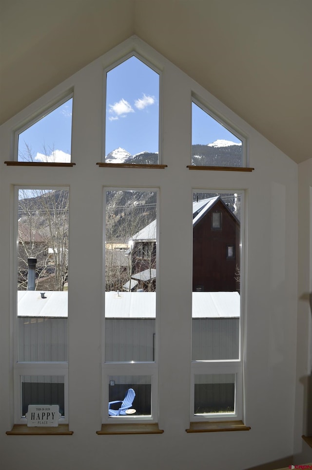 1125 Cement St, Silverton, CO 81433 - entryway with high vaulted ceiling