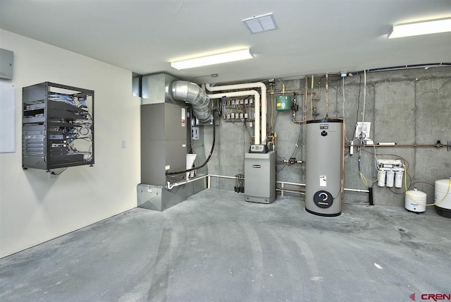 3575 E Rd, Palisade, CO 81526 - utilities with water heater, a heating unit, and heating unit