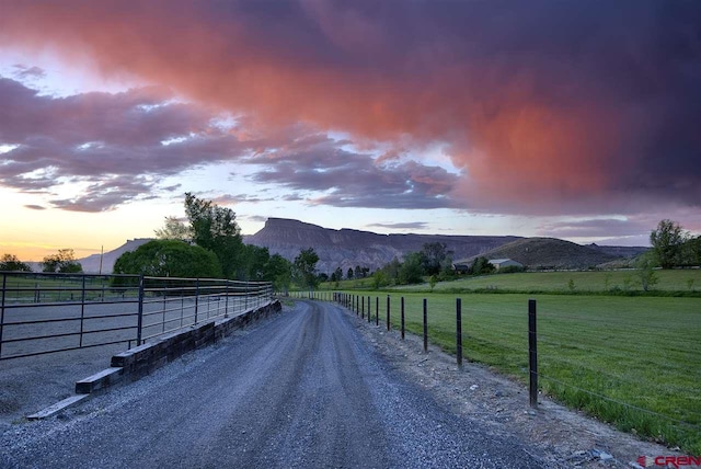 3575 E Rd, Palisade, CO 81526 - view of road with a mountain view and a rural view