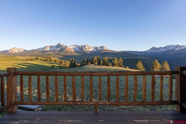 property view of mountains