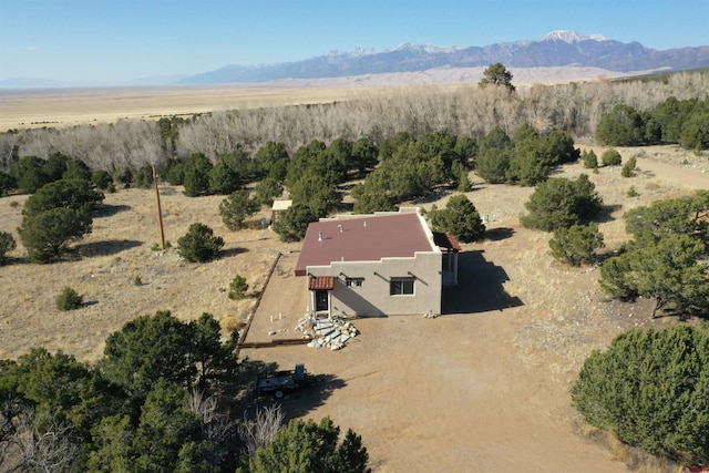 21 Hampton Run, Mosca, CO 81146 - drone / aerial view featuring a mountain view