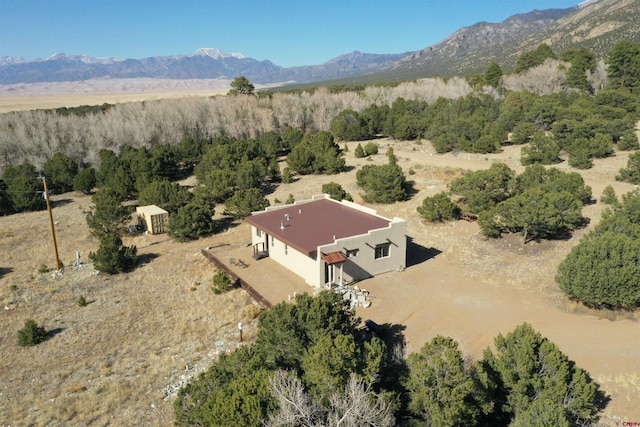 21 Hampton Run, Mosca, CO 81146 - aerial view with a mountain view