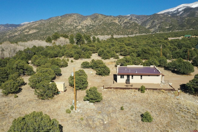 21 Hampton Run, Mosca, CO 81146 - drone / aerial view featuring a mountain view