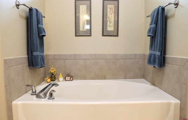 full bathroom featuring a bath