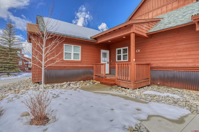 620 Lakeside Dr Unit C4, Pagosa Springs, CO 81147 - exterior space with board and batten siding