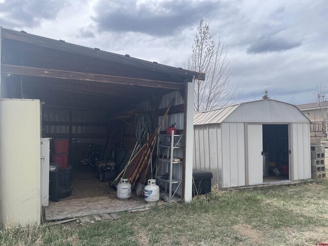 14 Tomichi Ln, Gunnison, CO 81230 - view of pole building with a storage shed
