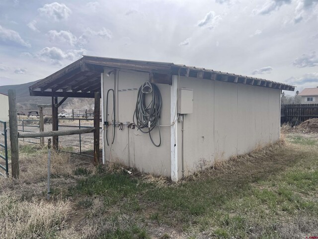 14 Tomichi Ln, Gunnison, CO 81230 - view of outdoor structure featuring an outdoor structure and an exterior structure