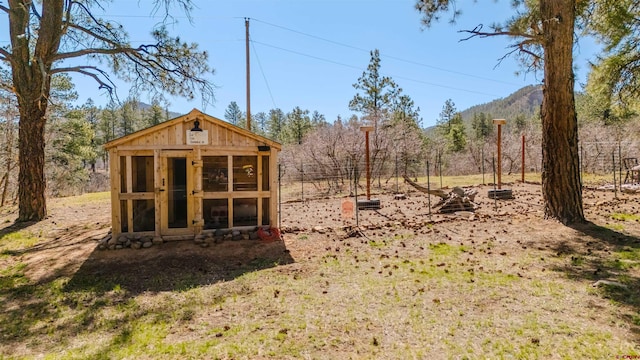 85 Mclain Ct, Pagosa Springs, CO 81147 - exterior space featuring an outdoor structure
