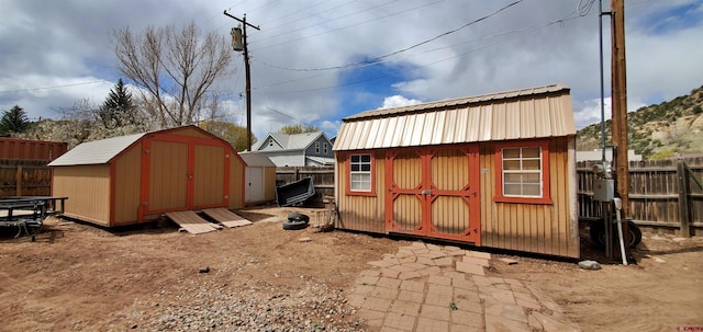 108 N 15th St, Dolores, CO 81323 - view of shed with a fenced backyard