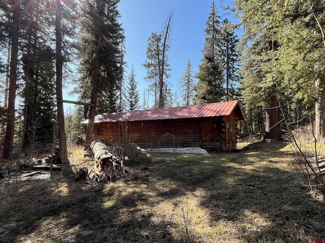 114 Meadowbrook Park, Creede, CO 81130 - view of outbuilding with a view of trees