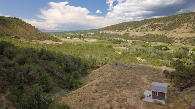 view of mountain feature