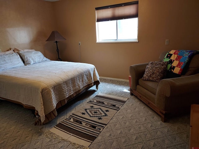 bedroom with baseboards