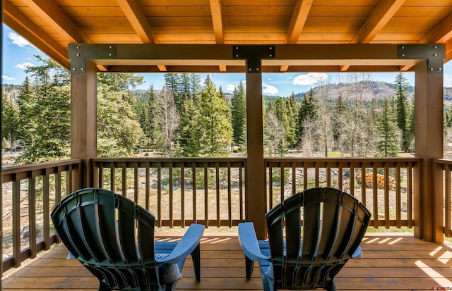 746 W Vallecito Crk, Bayfield, CO 81122 - view of wooden deck