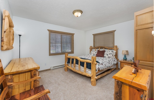 746 W Vallecito Crk, Bayfield, CO 81122 - carpeted bedroom with baseboards and a baseboard heating unit
