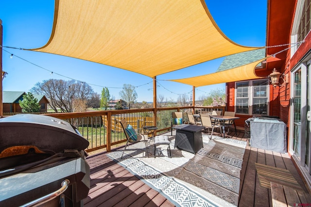 500 Dove Ranch Rd, Bayfield, CO 81122 - deck featuring outdoor dining area