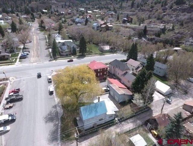 231 3rd Ave, Ouray, CO 81427 - birds eye view of property featuring a residential view