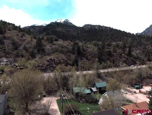 231 3rd Ave, Ouray, CO 81427 - birds eye view of property with a mountain view