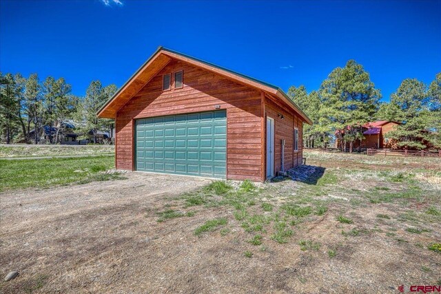 26 Steamboat Dr, Pagosa Springs, CO 81147 - view of detached garage