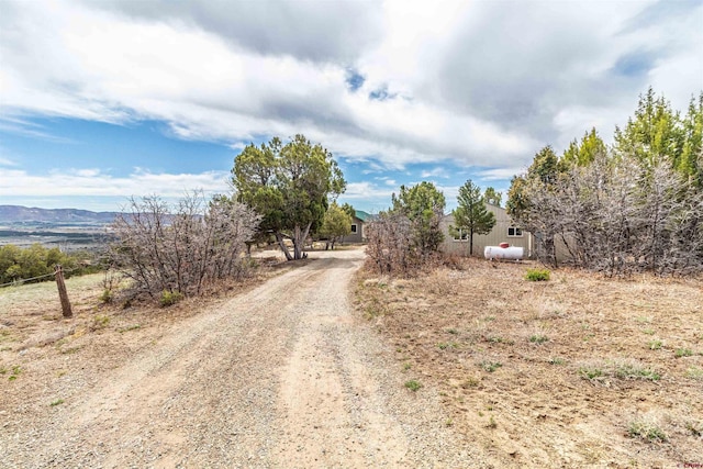 35900 Rd J.8, Mancos, CO 81328 - view of dirt / gravel driveway with a mountain view