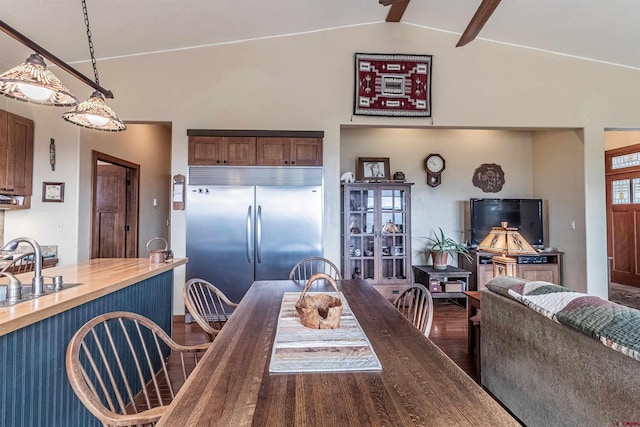 35900 Rd J.8, Mancos, CO 81328 - dining room with dark wood-style flooring