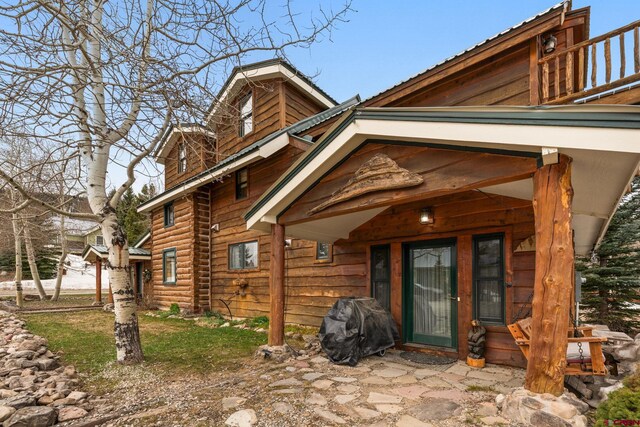 view of rear view of house