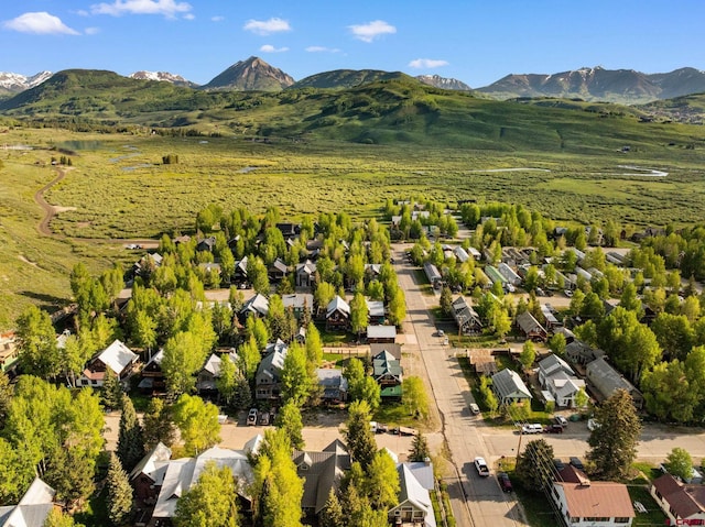 31 Gothic Ave, Crested Butte, CO 81224 - aerial view of residential area with a mountainous background