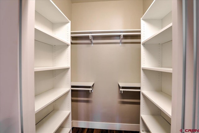 474 Lakewood St, Pagosa Springs, CO 81147 - walk in closet with dark wood-type flooring