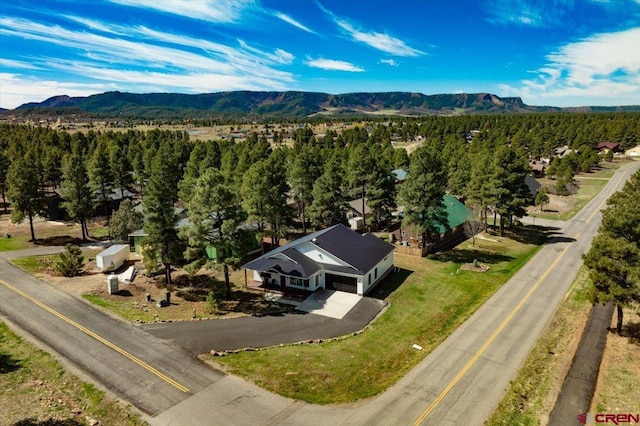474 Lakewood St, Pagosa Springs, CO 81147 - aerial view featuring a mountain view