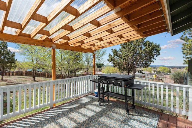 826 E Tamarack Dr, Bayfield, CO 81122 - wooden deck featuring fence
