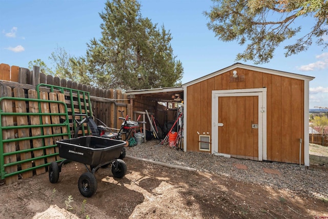 826 E Tamarack Dr, Bayfield, CO 81122 - view of shed with fence