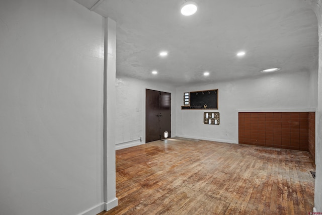 319 Rosevale Rd, Grand Junction, CO 81507 - spare room featuring recessed lighting, baseboards, and wood finished floors