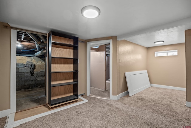 319 Rosevale Rd, Grand Junction, CO 81507 - basement featuring baseboards and carpet