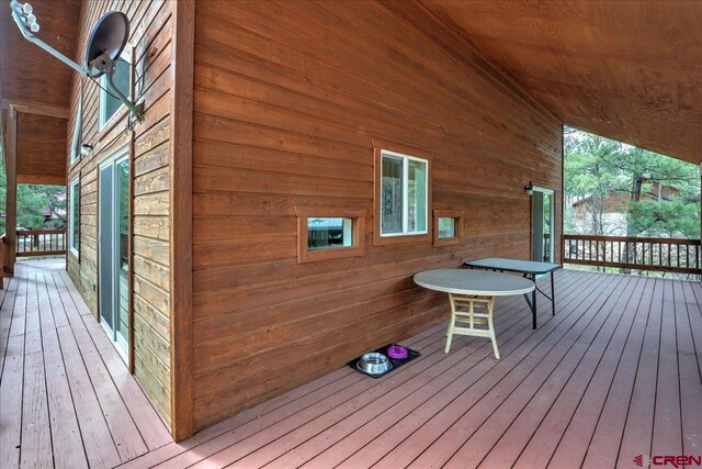 view of deck