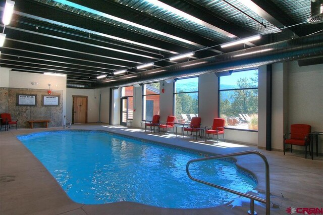 view of indoor pool