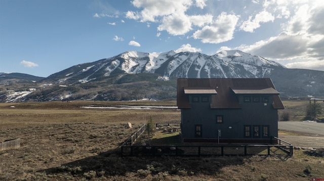 view of mountain feature