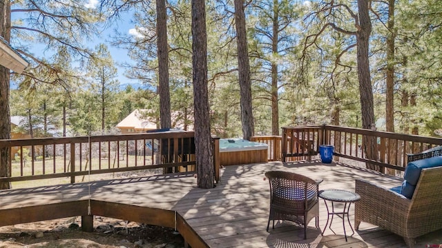 view of deck