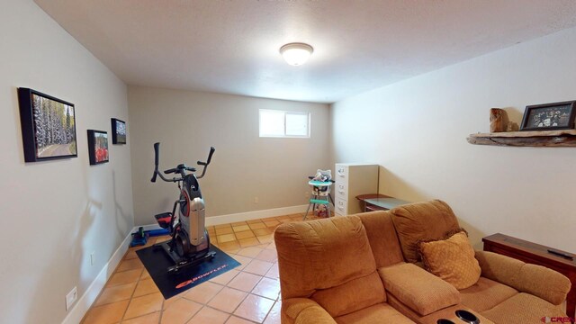 18812 Rd 27, Dolores, CO 81323 - workout room with baseboards and light tile patterned floors