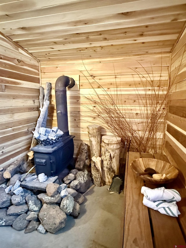 view of storage room