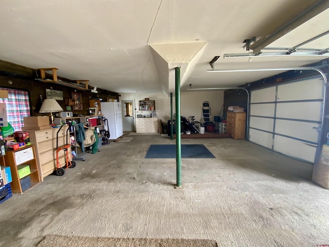 409 Sierra Vista Way, Gunnison, CO 81230 - garage featuring freestanding refrigerator