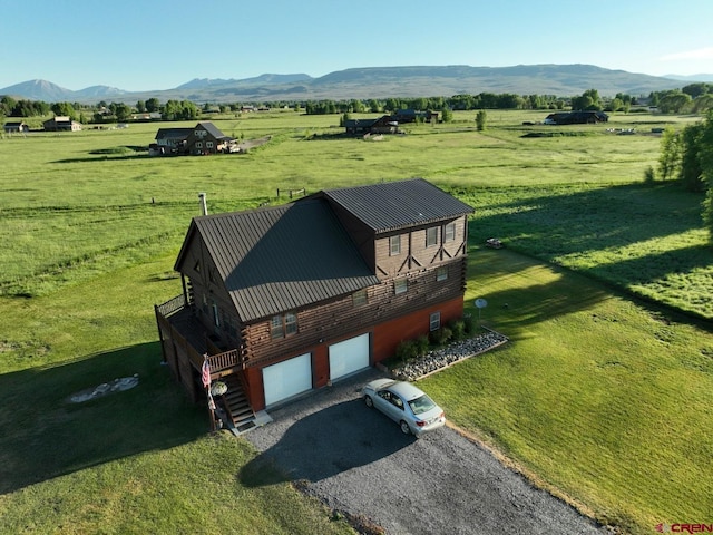 409 Sierra Vista Way, Gunnison, CO 81230 - bird's eye view featuring a rural view and a mountain view