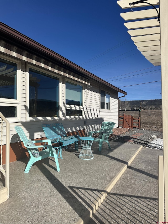 view of patio / terrace with outdoor dining area