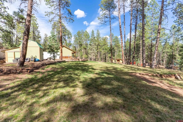 561 Sierra Dr, Durango, CO 81301 - view of yard featuring an outbuilding