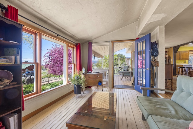 sunroom featuring plenty of natural light