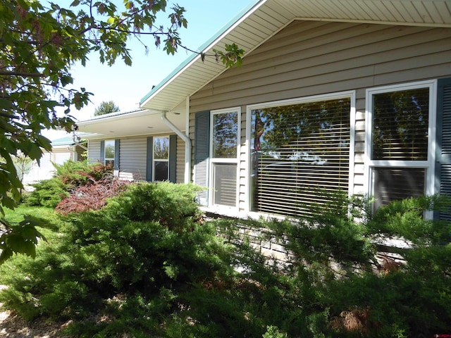 view of side of property
