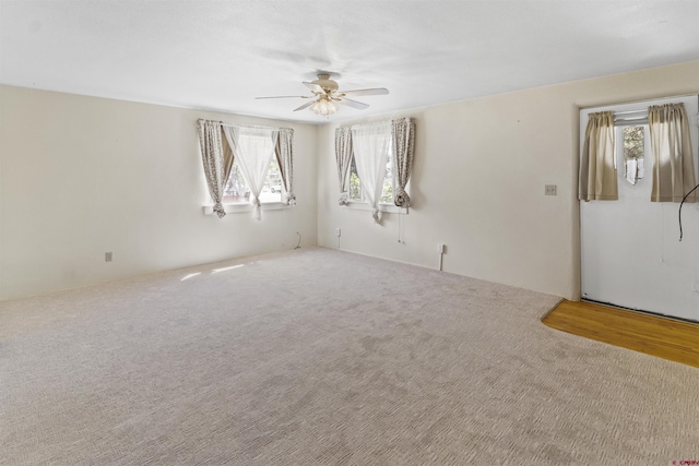 416 Howard St, Delta, CO 81416 - empty room with ceiling fan and carpet