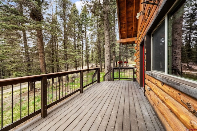 view of deck