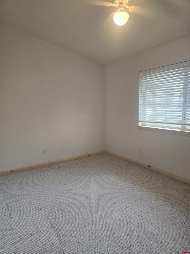 369 Beaver Cir, Pagosa Springs, CO 81147 - empty room featuring carpet flooring, baseboards, and a ceiling fan